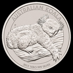 1kg Silver Koala 2012