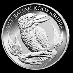 1oz Silver Kookaburra 2012 Dragon Privy