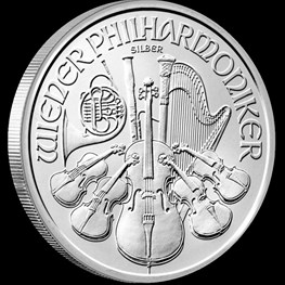 1oz Silver Austrian Philharmonic 2013