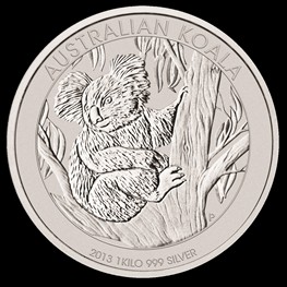 1kg Silver Koala 2013