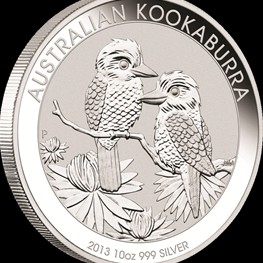 10oz Silver Kookaburra 2013