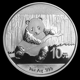 1oz China Silver Panda 2014