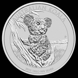1kg Silver Koala 2015