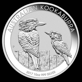 10oz Perth Mint Silver Kookaburra 2017