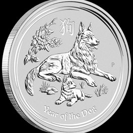 10oz Silver Lunar Dog 2018