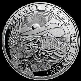 1kg Silver Noah's Ark 2018