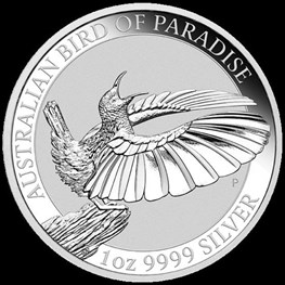 1oz Silver Bird of Paradise Coin 2018 instock