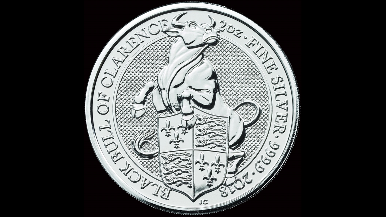 2018 Great Britain 2 Oz Silver Queen's Beasts The Unicorn