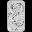 1oz Silver Rectangle Dragon Coin 2019