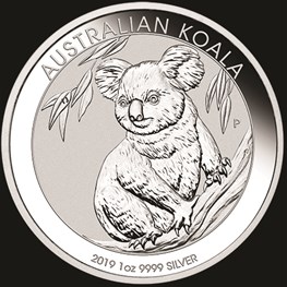 1oz Perth Mint Silver Koala 2019