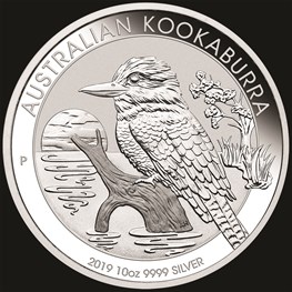 10oz Perth Mint Silver Kookaburra 2019