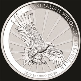 1oz Perth Mint Silver Wedge-Tailed Eagle 2019