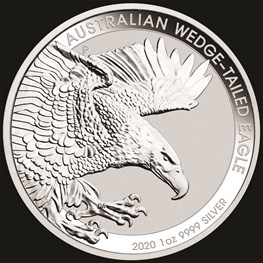 1oz Perth Mint Silver Wedge-Tailed Eagle 2020