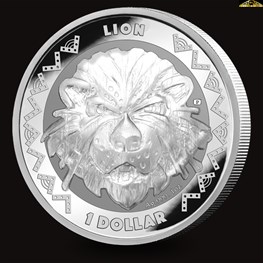 1oz Silver Sierra Leone Big Five:Lion BU 2022 