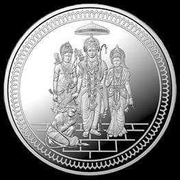 1oz ABC Diwali Sri Ram Silver Coin instock