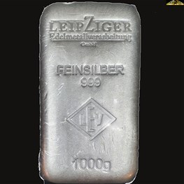 1kg LeipZiger Silver Cast bar