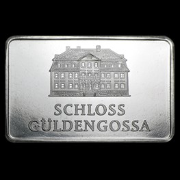 1oz Geiger Silver Bar 'Castle Güldengossa'