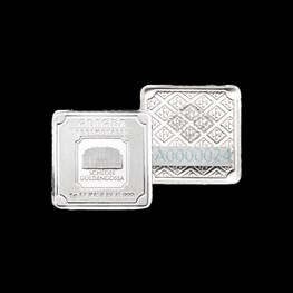 1g x25 Geiger Silver Square Bar (Capsule)