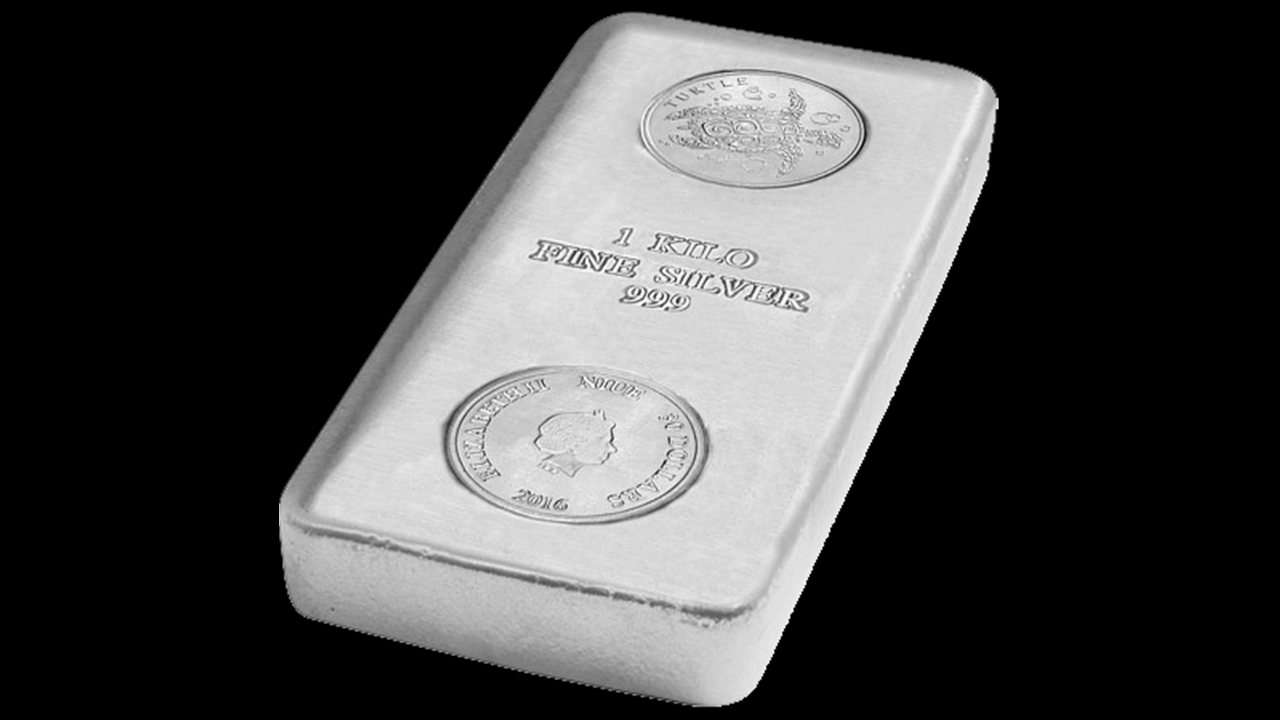Bullion List Silver 1kg Legal Tender Silver Turtle Cast Bar