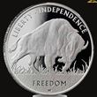 1oz silver Liberty Trade Buffalo Coin 2021