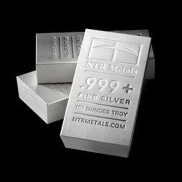 100oz NTR Silver Bar