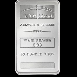 10oz NTR Silver Bar