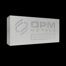 100oz OPM Silver Bar 