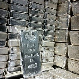 1kg PAMP Silver Bar 'Cast' No Cert (Trade-In)