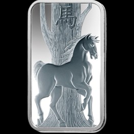 100g Silver PAMP 'Horse'