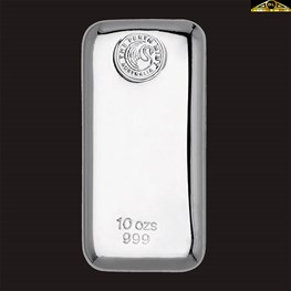 10oz Perth Mint Silver Bar 'Cast' 