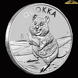 1oz Silver Australian Quokka BU 2020