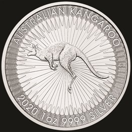 1oz Perth Mint Silver Kangaroo Coin 2020 