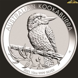 10oz Perth Mint Silver Kookaburra Coin 2021