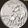 1oz Perth Mint Silver Ox Coin 2021 