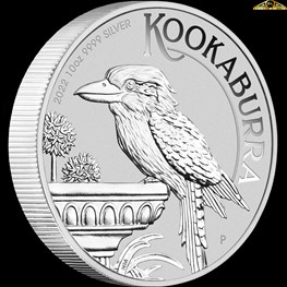 10oz Perth Mint Silver Kookaburra Coin 2022