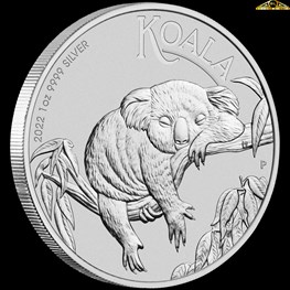 1oz Perth Mint Silver Koala Coin 2022