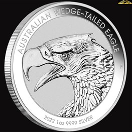 2022 1oz Perth Mint Silver Wedge-Tailed Eagle
