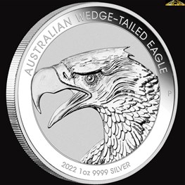 1oz Perth Mint Silver Wedge-Tailed Eagle 2022 