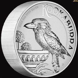 5oz Silver Kookaburra Incused Coin 2022