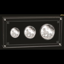 2022 Year of the Tiger Silver Proof 3 coin