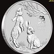 1/2oz Perth Mint Silver Rabbit coin 2023