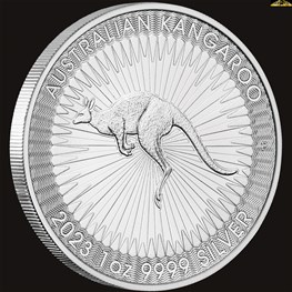 1oz Perth Mint Silver Kangaroo Coin 2023