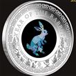 1oz PM Silver Rabbit Opal coin 2023