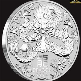 1/2oz Perth Mint Silver Dragon coin 2024