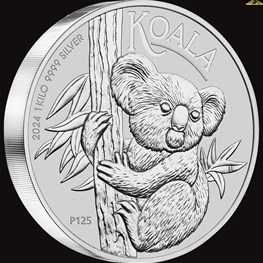 1kg Perth Mint Silver Koala Coin 2025 