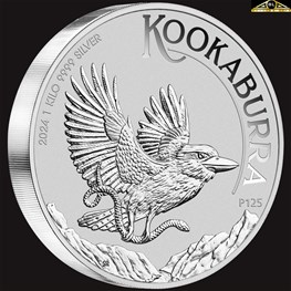 1kg Perth Mint Silver Kookaburra Coin 2024