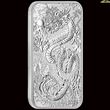 1oz Perth Mint Silver Rectangular Dragon 2024