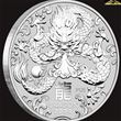 2oz Perth Mint Silver Dragon coin 2024