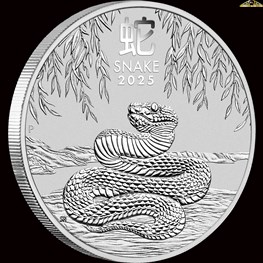 1/2oz Perth Mint Silver Snake 2025 