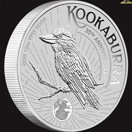 10oz Perth Mint Silver Kookaburra Coin 2025